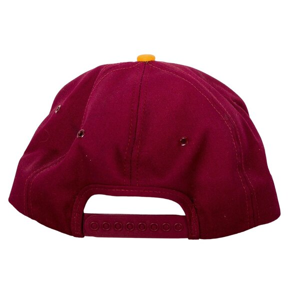 Canadian Club Classic Cap VTG Snapback Hat Gold Rope Trucker Burgundy - Picture 6 of 9